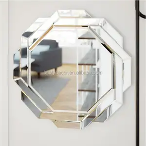 Groothandel Direct Venetiaanse Grote Afgeschuinde Frameloze Muur Opknoping Decoratieve Spiegels Woonkamer