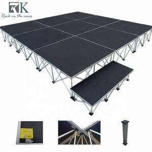 Plataforma de escenario portátil móvil de aluminio para conciertos al aire libre, eventos, danza y exposiciones, en venta. - Product Image 1