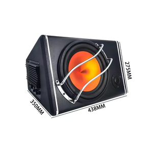10 pouces boîtier actif 200-10kHz <span class=keywords><strong>voiture</strong></span> stéréo trapézoïdal Subwoofer haut-parleur usine entière prix bon marché - Product Image 2