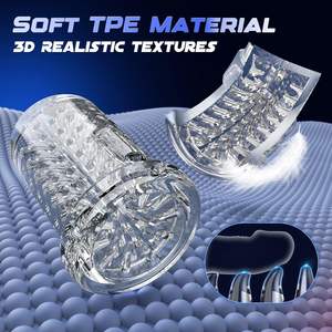 Masturbatore per Uomini, Giocattoli Sessuali Maschili con 7 Modalità di Rotazione e Spinta, 10 Modalità di Vibrazione, Doppio Motore, Vagina Artificiale Tascabile con Display LCD - Product Image 4