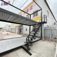 Maisons conteneur préfabriquées sur mesure à 2 étages JJM Villa modulaire préfabriquée à faible coût Plans de maison en vente Conception détachable