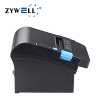 Impresora Zywell de 80 mm con Función de Detección de Billetes, Impresora Térmica de 3 Pulgadas con Corte Automático