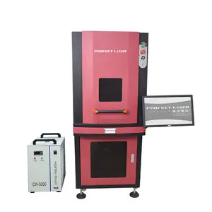 Perfect Laser-Battery Chargers/Electric Wire/Computer Accessories Closed Cabinet UV Fiber Laser Engraving Machine for Metal