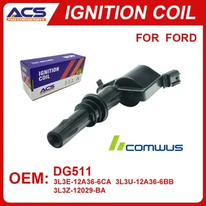 Bobine d'allumage 1/4 PC DG511 3L3E12A3666CA compatible avec Lincoln Expedition Explorer F150 Super Duty Mustang 4.6L 5.4L 6.8L - Product Image 5