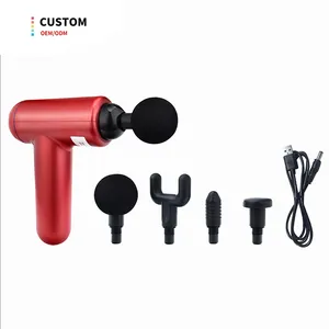 Bán buôn không dây di động có thể sạc lại cầm tay rung cơ thể Massager cơ bắp sâu mô massage súng