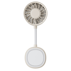 Ventilador Portátil con Clip Magnético, Plegable, con Manguera Flexible, Recargable por USB, 2000mAh, 3 Velocidades, Manos Libres, Mini Ventilador para Teléfono, Hogar, Hotel - Product Image 1
