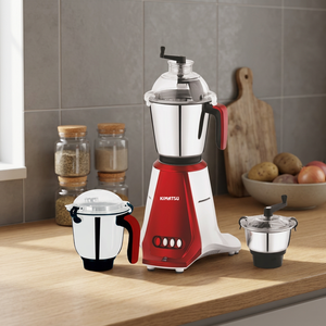 Robot pâtissier Kimatsu Shuttle Plus en acier inoxydable, électrique/manuel, avec moulin, 100 réglages de vitesse, moteur en cuivre, bol mélangeur, 550W - Product Image 3