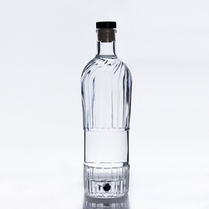 Botella de Vidrio Transparente de 500 ml para Licores, Botella Vacía Hermética para <span class=keywords><strong>Vodka</strong></span>, Tequila, Ron, Vino Casero, Estándar de Exportación, Venta al por Mayor de Fábrica - Product Image 2