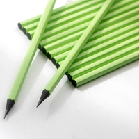 Pensil Plastik HB 7 Inci Bersertifikat EN71, Bahan Daur Ulang, Bentuk Heksagonal, untuk Perlengkapan Kantor, Hotel, Sekolah, Alat Tulis Anak, Lapiz, Grosir OEM