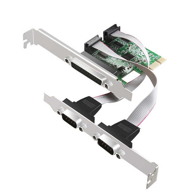 The PCIe to Parallel Card DB25 LTP PORT with Chip AX99100b I/O Card