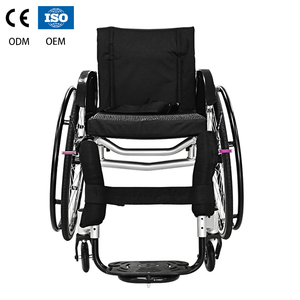 Sillas de ruedas con marco de silla de aluminio deportivo Manual ligero a precio barato a la venta - Product Image 1