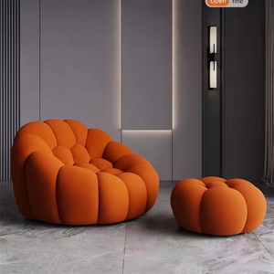 Poltrona Moderna di Lusso Convertibile ed Estensibile a Nido d'Ape, Set Divano Bubble in Morbido Velluto e <span class=keywords><strong>Spugna</strong></span> <span class=keywords><strong>per</strong></span> Soggiorno - Product Image 1