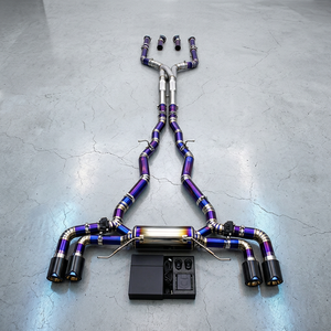 Sistema de Escape Valvetronic Boska con Tubo en Z para BMW M8 F91/F92/F93 4.4T 2017-2024, Silenciador de Escape de Titanio - Product Image 1