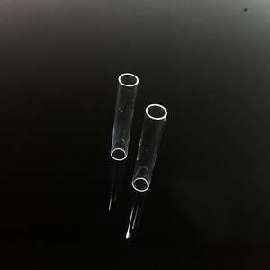 Büyük çaplı şeffaf kuvars borosilikat cam tüp yuvarlak kaynaşmış silika kabarcık boru bükme ve kaynak için - Product Image 4