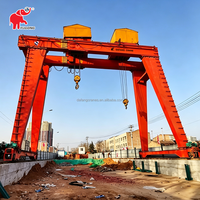 Grue à portique double à chariot robuste de 50 tonnes, conception à double poutre pour levage de grande capacité