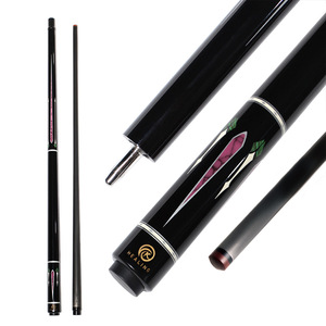 Taco de billar de fibra de carbono curado de 12.9mm con diseño dividido y peso ajustable para billar de nueve bolas - Product Image 1