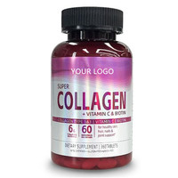 Comprimés de beauté anti-âge avec biotine et collagène pour l'infusion de collagène pour femmes 200g 360 comprimés