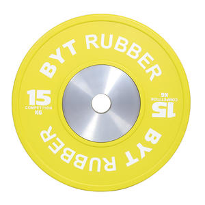 BYT gym fitness haltère <span class=keywords><strong>disque</strong></span> d'haltérophilie plaque de pare-chocs en <span class=keywords><strong>fonte</strong></span> poids - Product Image 6