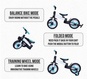 <span class=keywords><strong>BEBELUX</strong></span>, venta al por mayor, Mini bicicleta de equilibrio plegable para niños, bicicleta de 12 pulgadas para niños, bicicleta para niños, bicicleta de equilibrio para niños - Product Image 4