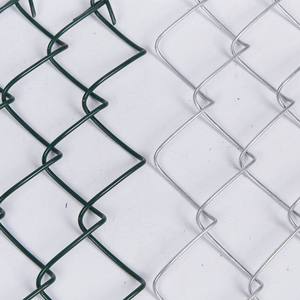 Fanghai Chất lượng cao thứ hai tay Chuỗi liên kết dây lưới nhúng nóng mạ kẽm PVC tráng đen Chuỗi liên kết hàng rào bán - Product Image 1