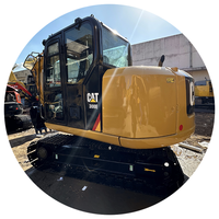 Mini-excavatrice d'occasion Cat308, garantie d'un an, équipement de construction d'origine Cat307D 308C 308E2 308E