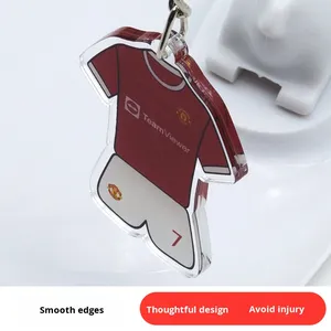Llavero de Jersey con Estrella de Dibujos Animados 2026, Regalo de Fútbol Acrílico Personalizado para Aficionados, París Liverpool - Impresión Digital - Product Image 3