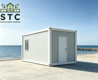 Maison conteneur préfabriquée de 20 pieds, installation rapide, idéale pour les bureaux, les entrepôts et les applications résidentielles.