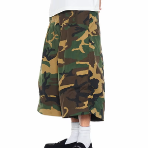 Custom Heavyweight Cotton Camouflage Shorts <b>Men</b> Streetwear Retro Multi Pockets Baggy Fit Tactical <b>Camo</b> <b>Cargo</b> Shorts for Outdoor - Product Image 3