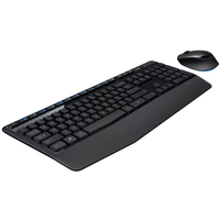 Teclado y Ratón Inalámbricos RGB Retroiluminados Originales al por Mayor para MK345 con Teclas Multimedia en Stock