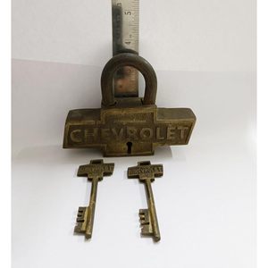 PARIJAT HANDICRAFT Heavy-Duty Vintage-<b>Lock</b>-1108 Functional Brass Garden Keypad with Two <b>Keys</b> Portable and Beautiful <b>Lock</b> - Product Image 4