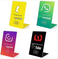 YIN SHOU Personnalisé 13.56MHz Mini étiquette résistante à l'eau pour support de menu, étiquette code-barres en PVC, cartes cadeaux RFID NFC, cartes de visite, hôtels, gaz