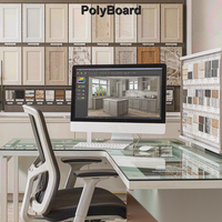Logiciel de conception de menuiseries PolyBoard Pro-PP avec rendu 3D pour les menuisiers, avec guide d'installation