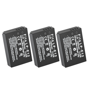 Lp E12 Pin Cho Canon Rebel SL1 100D Nụ Hôn X7 EOS M EOS M M2 EOS M10 M50 M100 1200MAh Máy Ảnh Kỹ Thuật Số Pin - Product Image 1