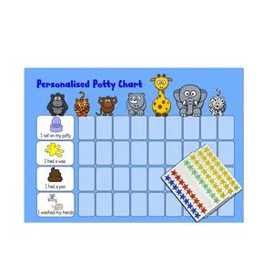 Пользовательский Печатный Магнитный сухой стираемый горшок обучение детей награда Таблица с наклейками