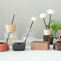 Chine usine directe pour couvercles de diffuseur de roseau pour diffuseur d'encens et d'aromathérapie bouchon de bouteille en bois porte-parfum