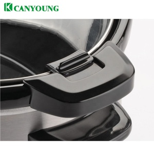 Cocotte-minute électrique <span class=keywords><strong>Programmable</strong></span> numérique ovale de 6,5 l, en grès, mécanisme de verrouillage de la marmite analogique à l'autocuiseur - Product Image 4