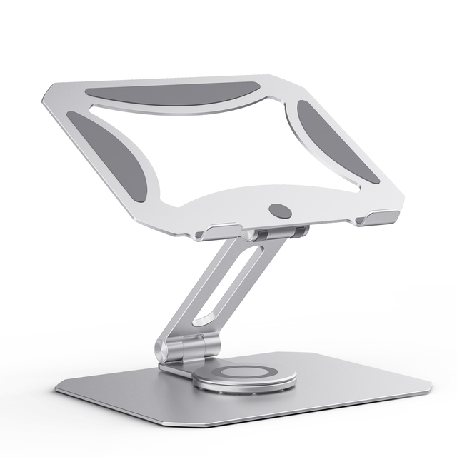 Boneruy Aluminum Foldable Adjustable Height Angle Cooling Function Laptop Stand