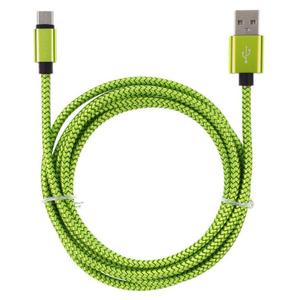 Đầy Màu Sắc Nylon Bện Nylon Nhôm 30 Cm 1M 2M 3M Kích Thước Khác Nhau Micro Cáp Dữ Liệu USB CB28 - Product Image 2