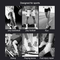 Orthèse de soutien de cheville de compression de sport avec LOGO personnalisé manchon de cheville anti-entorse d'hiver pour la fonction de protection du basket-ball et du football