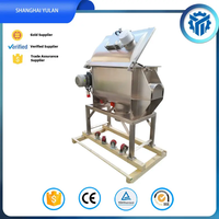 Mélangeur à ruban en acier inoxydable SUS304, 100-1000L, mélangeur à double ruban, machine de mélange horizontale pour aliments, épices, café en poudre