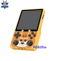 RGB20SX Reproductores de juegos portátiles de código abierto Versión de actualización HD IPS Consolas de videojuegos portátiles nostálgicas para PSP