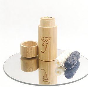 Fil dentaire biodégradable, organique, végétalien, ciré au charbon de bambou, personnalisé, service OEM - Product Image 1