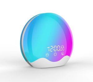 Réveil Lumière du Jour pour les Dormeurs Profonds, Lampe Réveil au Lever du <span class=keywords><strong>Soleil</strong></span> pour Enfants, Réveil Lumière du <span class=keywords><strong>Soleil</strong></span> avec 6 Sons de la Nature et 12 Couleurs - Product Image 5