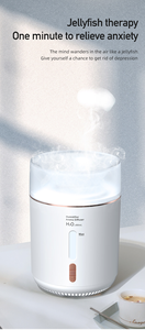 Humidificador de aire con anillo de humo para el hogar, difusor de aromaterapia de gran capacidad con doble espray, Medusa, 480ml - Product Image 4