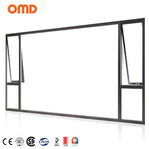 Fenêtres à battant modernes en aluminium trempé double vitrage grilles personnalisées filets de fenêtre en <span class=keywords><strong>baie</strong></span> <span class=keywords><strong>vitrée</strong></span> <span class=keywords><strong>avec</strong></span> <span class=keywords><strong>serrure</strong></span> pour bébé - Product Image 2