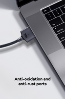 Cable Magnético USB-C de Alta Potencia de 2 Metros, 140W PD 3.1 5A, Conductor de Cobre Puro Trenzado TPE, Conector de Aleación de Zinc, Accesorio para Portátil