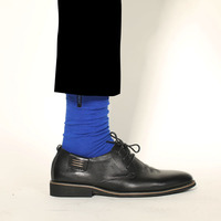 YUELI vente en gros coton Anti-foul coloré équipage chaussettes broderie logo hommes travail semaine chaussettes
