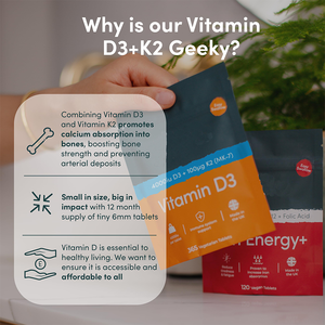 Vitamine D3 végétalienne 4000IU et K2 MK7 100 μg comprimés Formule à base de plantes de haute intensité facile à avaler - Product Image 5