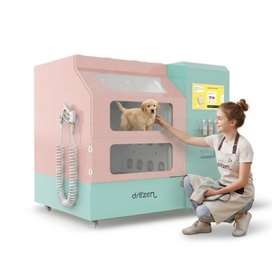 Gabinete de Lavado <span class=keywords><strong>para</strong></span> <span class=keywords><strong>Perros</strong></span> de Gran Capacidad, Máquina de Aseo Automática, Estructura Estable, Equipo de Autolavado <span class=keywords><strong>para</strong></span> Mascotas en Exteriores, Centros Comerciales y Parques - Product Image 1