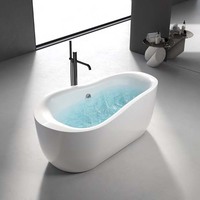 Baignoire Spa Jacuzzi Intérieur en Acrylique Gurgle 170 cm pour 1 Personne – Idéale pour le Massage
